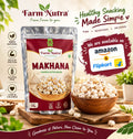 FarmNutra Premium Makhana 100g pack of 2